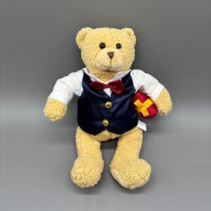 Reeko Design Christmas Teddy Bear w/ Gift Plush German Limited Edition 12”